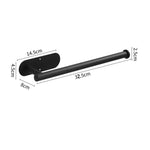 Paper Towel Holder SUS304 Stainless Steel Adhesive or Screw Mounting