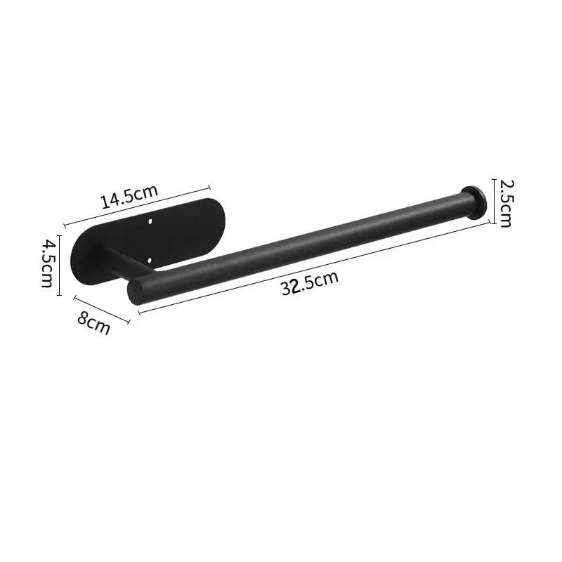 Paper Towel Holder SUS304 Stainless Steel Adhesive or Screw Mounting