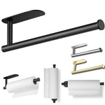 Paper Towel Holder SUS304 Stainless Steel Adhesive or Screw Mounting