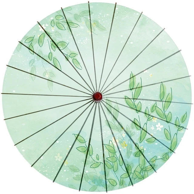 Parasol Cotton Paper & Bamboo Japanese Design