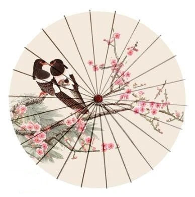 Parasol Cotton Paper & Bamboo Japanese Design