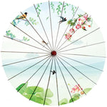Parasol Cotton Paper & Bamboo Japanese Design