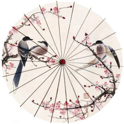 Parasol Cotton Paper & Bamboo Japanese Design