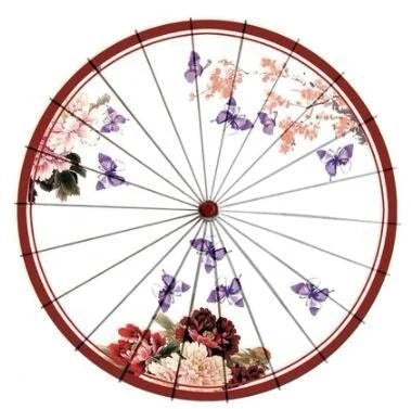Parasol Cotton Paper & Bamboo Japanese Design