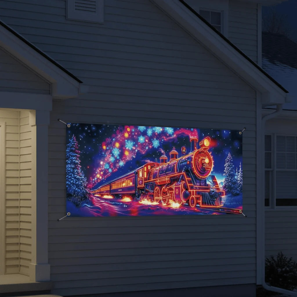 Party Backdrop UV-Fluorescent Blacklight Tear-Resistant Fabric