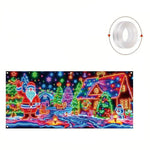 Party Backdrop UV-Fluorescent Blacklight Tear-Resistant Fabric