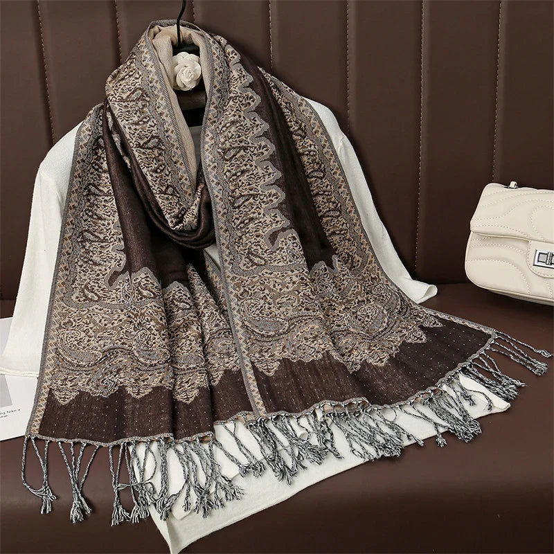 Pashmina Wrap Soft Cashmere-Like Feel Four-Season