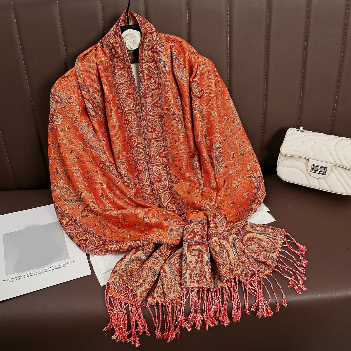 Pashmina Wrap Soft Cashmere-Like Feel Four-Season