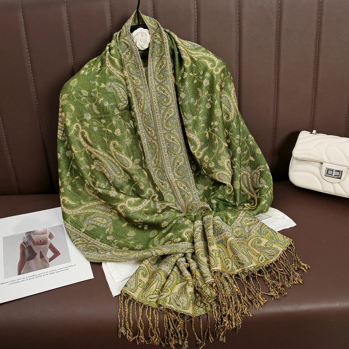 Pashmina Wrap Soft Cashmere-Like Feel Four-Season