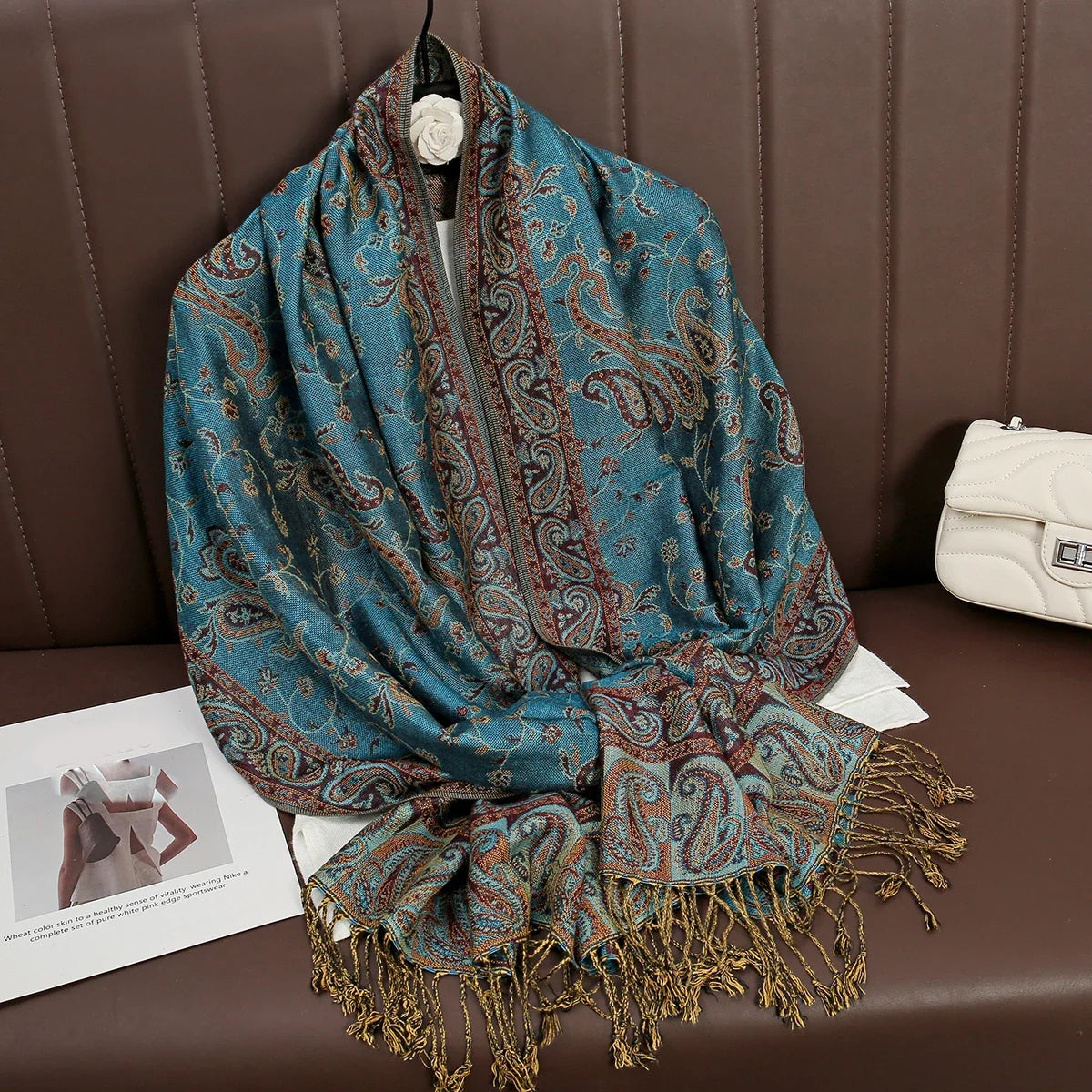 Pashmina Wrap Soft Cashmere-Like Feel Four-Season