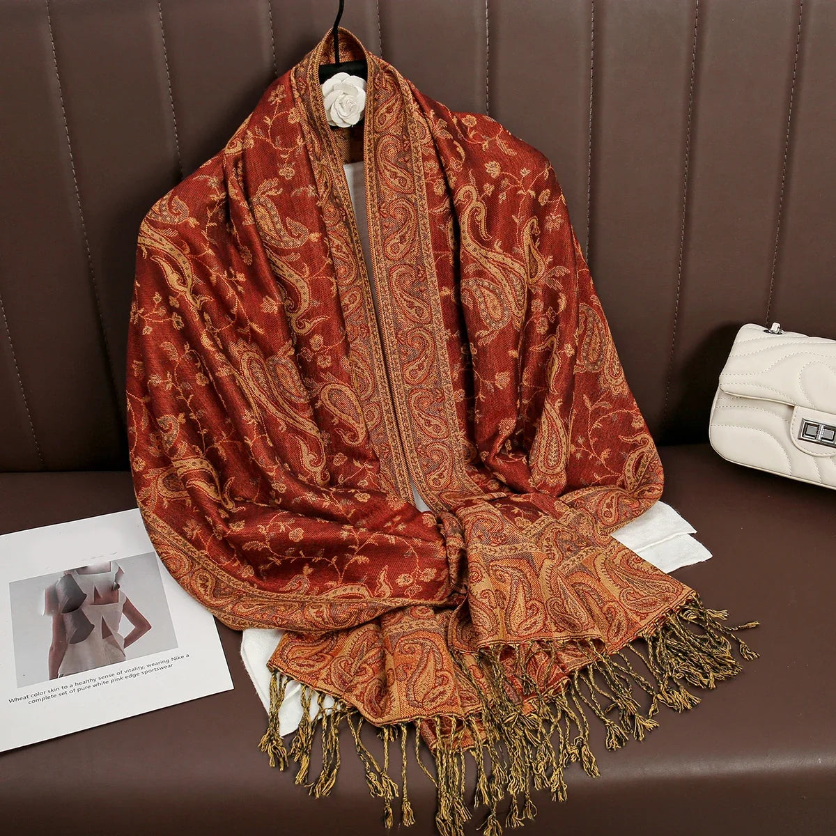 Pashmina Wrap Soft Cashmere-Like Feel Four-Season