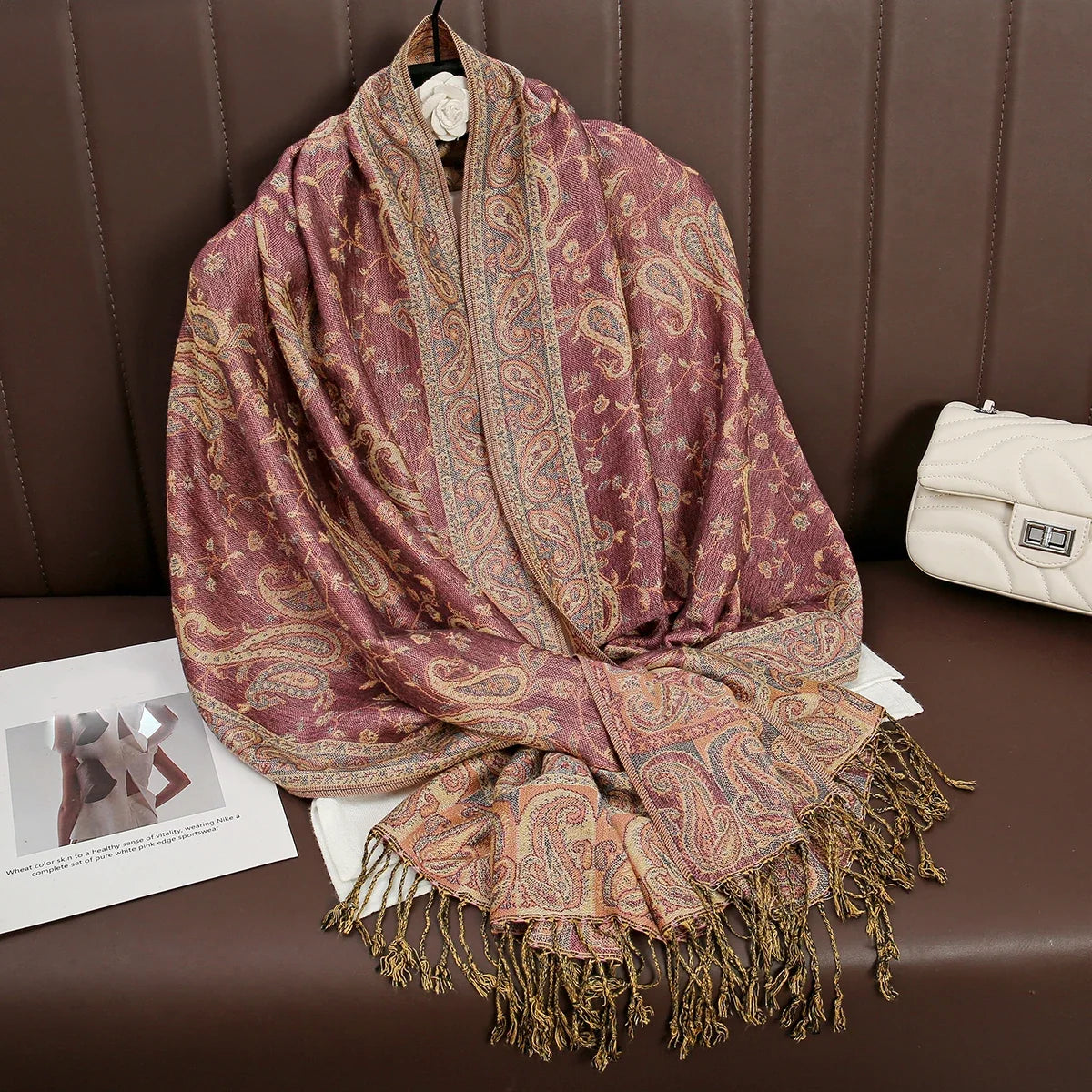 Pashmina Wrap Soft Cashmere-Like Feel Four-Season