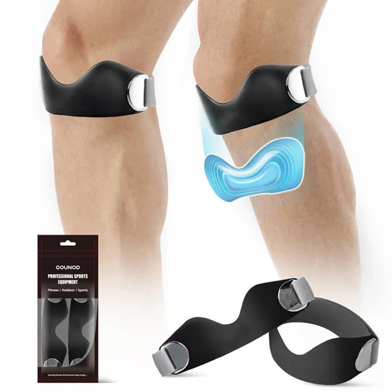 Patella Knee Strap Targeted Compression Silicone Pad