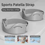 Patella Support Brace Silicone Shock-Absorbing Dual-Buckle