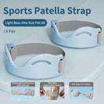Patella Support Brace Silicone Shock-Absorbing Dual-Buckle