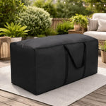 Patio Cushion Storage Bag Water-Resistant Zippered Carry Handles