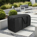 Patio Cushion Storage Bag Water-Resistant Zippered Carry Handles