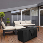 Patio Cushion Storage Bag Water-Resistant Zippered Carry Handles