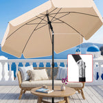 Patio Umbrella Tilting UV-Resistant 79-Inch Canopy