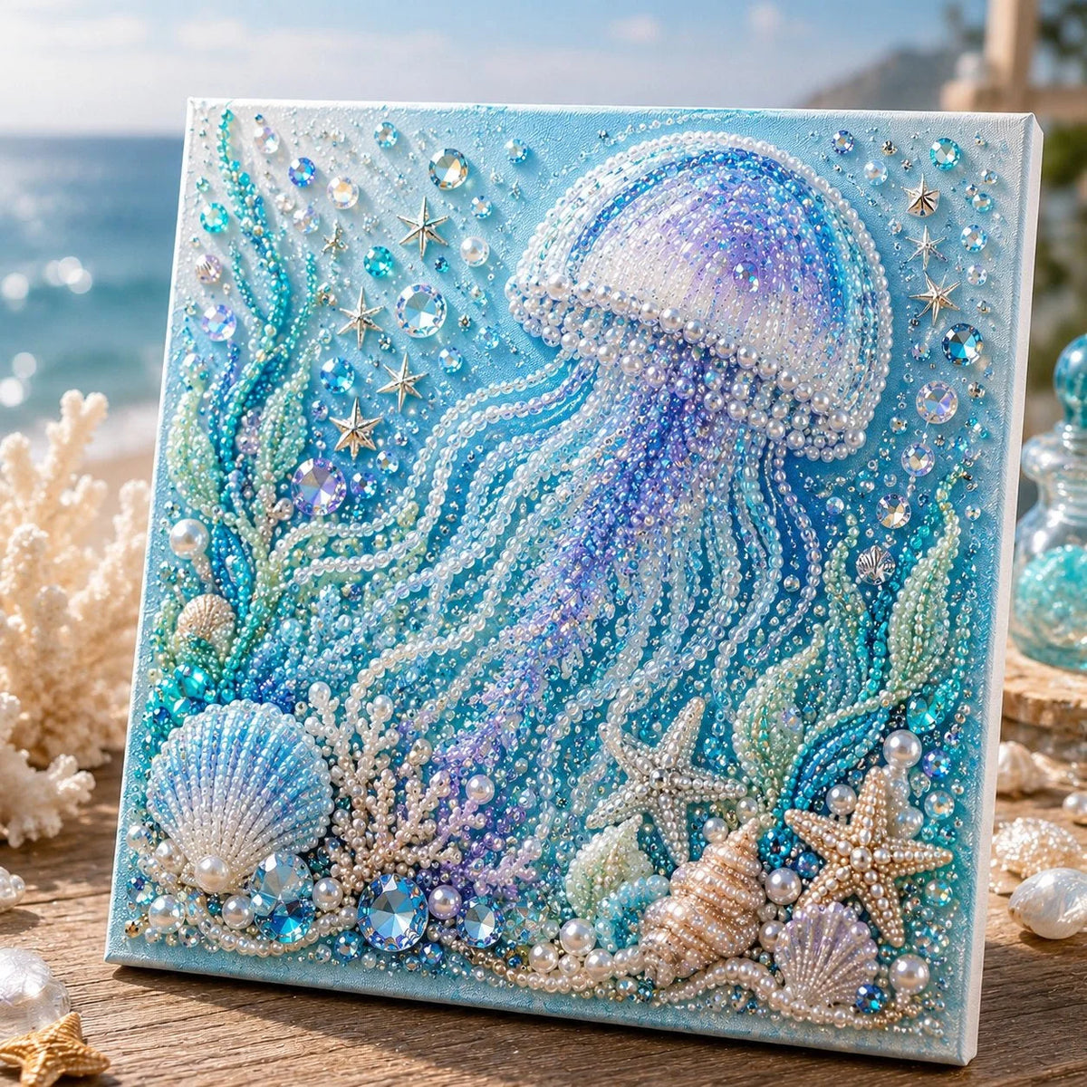 Pearl Painting Kit 3D Ocean Animal Bead Art