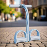 Pedal Resistance Band Four-Tube Non-Slip Foam Handles
