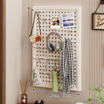 Pegboard Organizer Wall-Mounted Modular With 10 Hooks