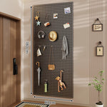 Pegboard Organizer Wall-Mounted Modular With 10 Hooks