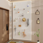 Pegboard Organizer Wall-Mounted Modular With 10 Hooks