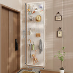 Pegboard Organizer Wall-Mounted Modular With 10 Hooks