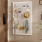 Pegboard Organizer Wall-Mounted Modular With 10 Hooks