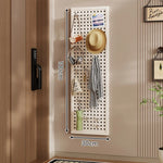 Pegboard Organizer Wall-Mounted Modular With 10 Hooks