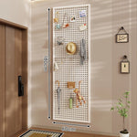 Pegboard Organizer Wall-Mounted Modular With 10 Hooks