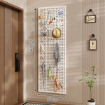 Pegboard Organizer Wall-Mounted Modular With 10 Hooks