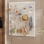 Pegboard Organizer Wall-Mounted Modular With 10 Hooks