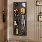 Pegboard Organizer Wall-Mounted Modular With 10 Hooks