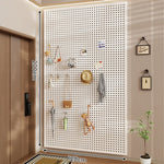 Pegboard Organizer Wall-Mounted Modular With 10 Hooks