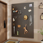 Pegboard Organizer Wall-Mounted Modular With 10 Hooks