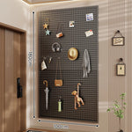 Pegboard Organizer Wall-Mounted Modular With 10 Hooks