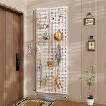 Pegboard Organizer Wall-Mounted Modular With 10 Hooks