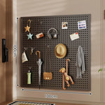 Pegboard Organizer Wall-Mounted Modular With 10 Hooks