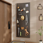 Pegboard Organizer Wall-Mounted Modular With 10 Hooks