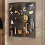 Pegboard Organizer Wall-Mounted Modular With 10 Hooks