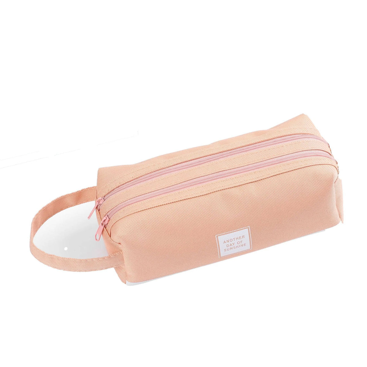 Pencil Case Multiple Compartments Carry Handle Durable Fabric