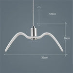 Pendant Lamp Bird-Shaped Built-In 24W LED