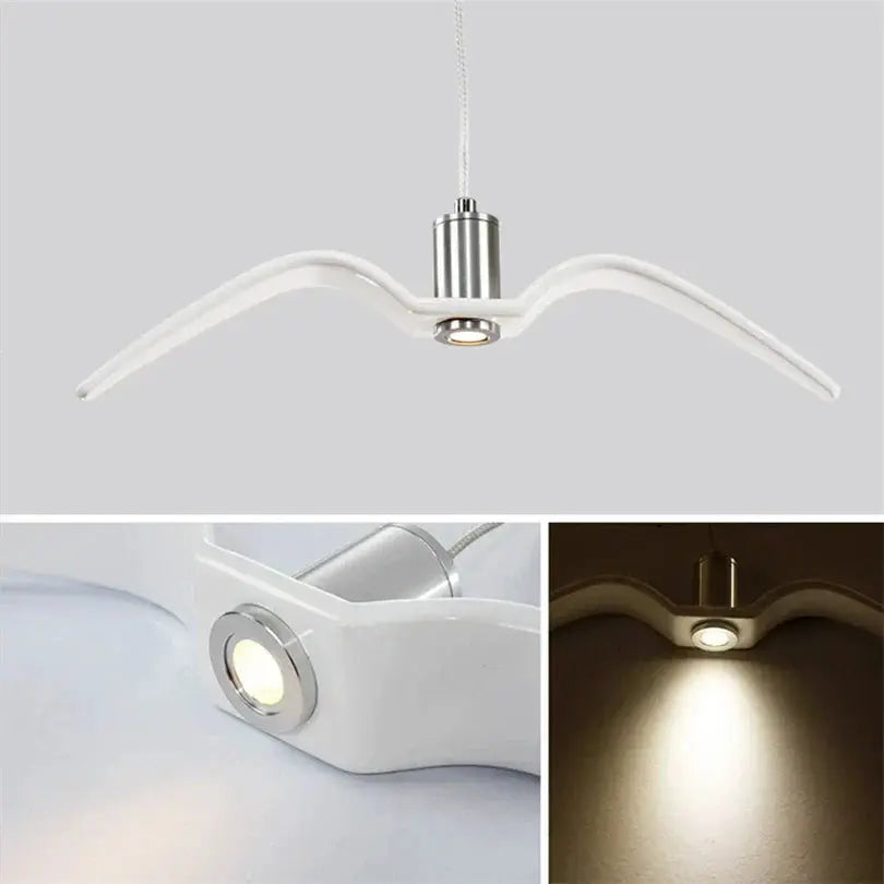 Pendant Lamp Bird-Shaped Built-In 24W LED