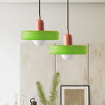 Pendant Lamp Stained Glass Geometric Design Adjustable Hanging