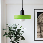 Pendant Lamp Stained Glass Geometric Design Adjustable Hanging