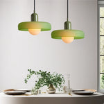 Pendant Lamp Stained Glass Geometric Design Adjustable Hanging
