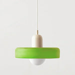 Pendant Lamp Stained Glass Geometric Design Adjustable Hanging