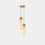 Pendant Light Alabaster Dimmable LED Adjustable Height